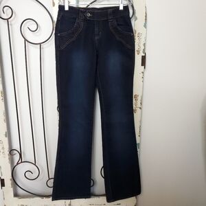 Mavi Dark Wash Boot Cut Jeans
